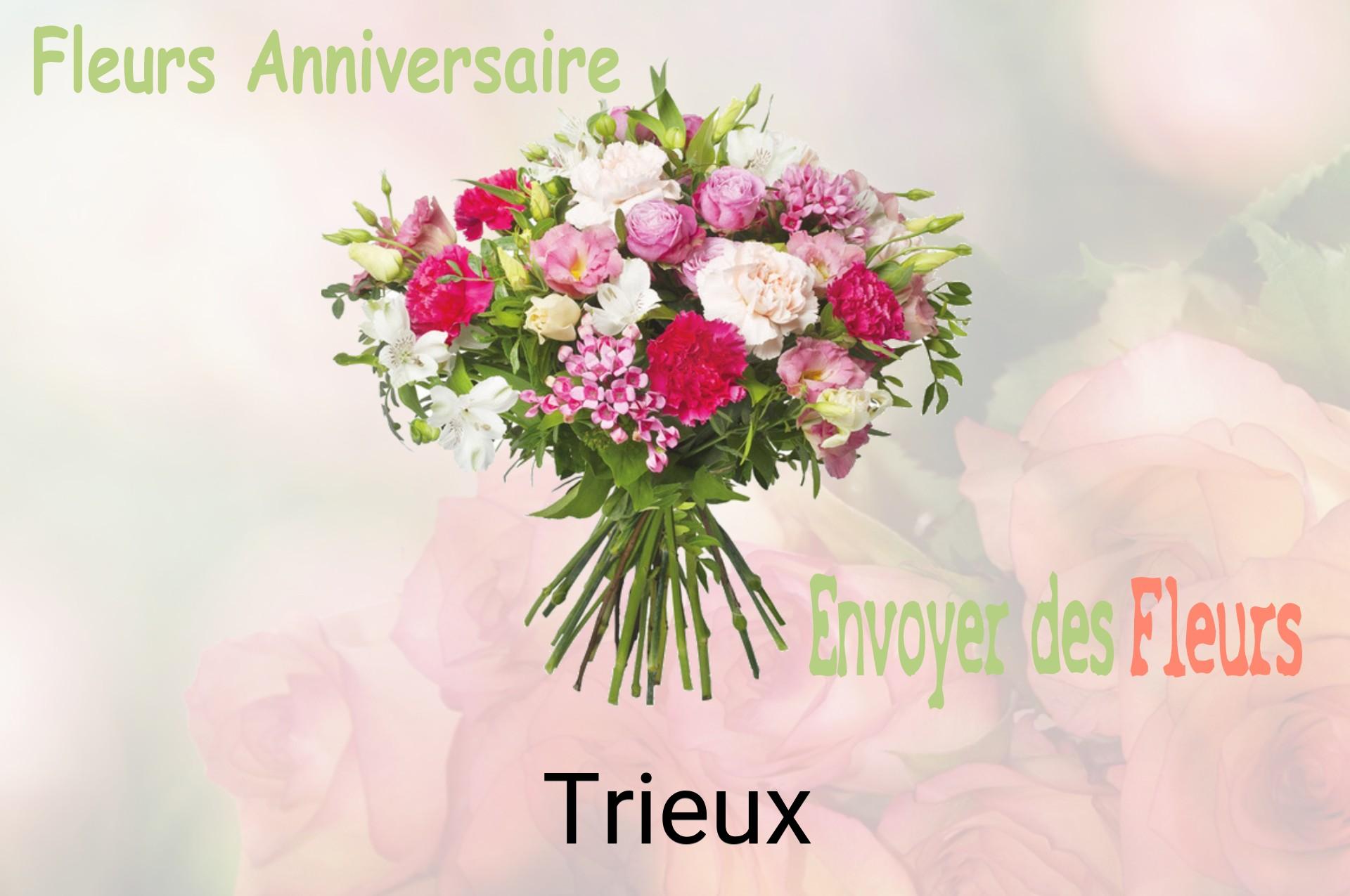 Bouquet de fleurs d’anniversaire livré à Trieux